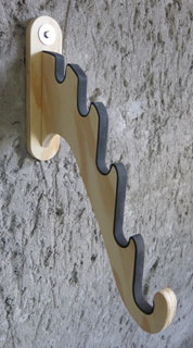 fishbone fishing rod rack