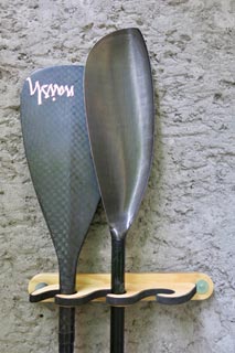 fishbone paddle rack with paddles