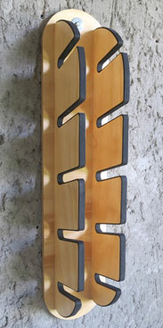 fishbone skateboard rack