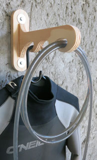 fishbone wetsuit hanger