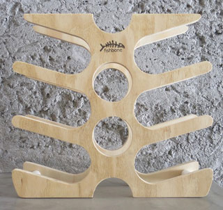 fishbone wine rack and bottle rack